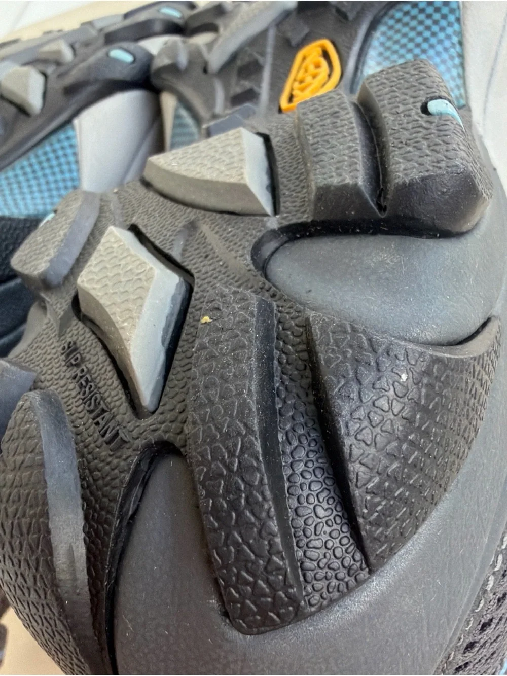 KEEN Shoes Women Size 10 Steel Toe Work Atlanta Cool ESD Gargoyle Gray Blue NEW